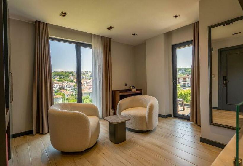 带阳台的豪华间, La Miel Suites