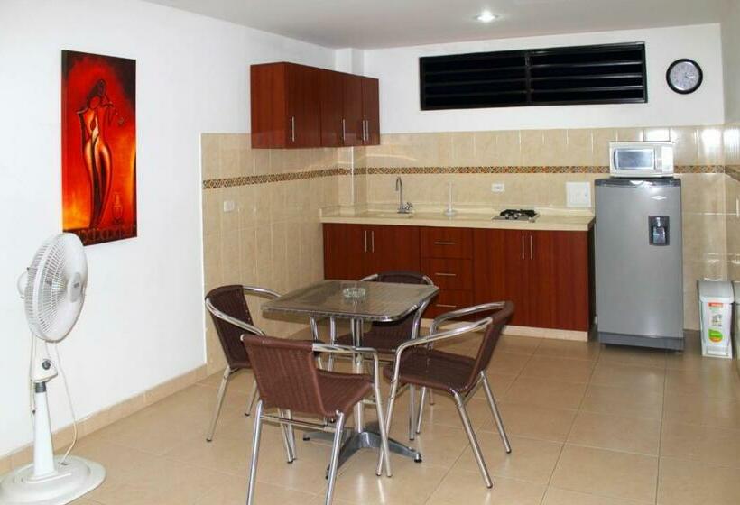 침실 1개 복층 룸, Apartahotel Los Cerezos