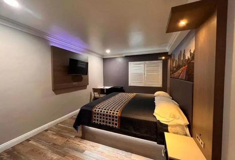 Standard-huone King-vuode, The Patio Motel Los Angeles, Lax