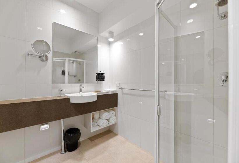 חדר קלאב עם מיטת קינג, Lithgow Workies Club Motel