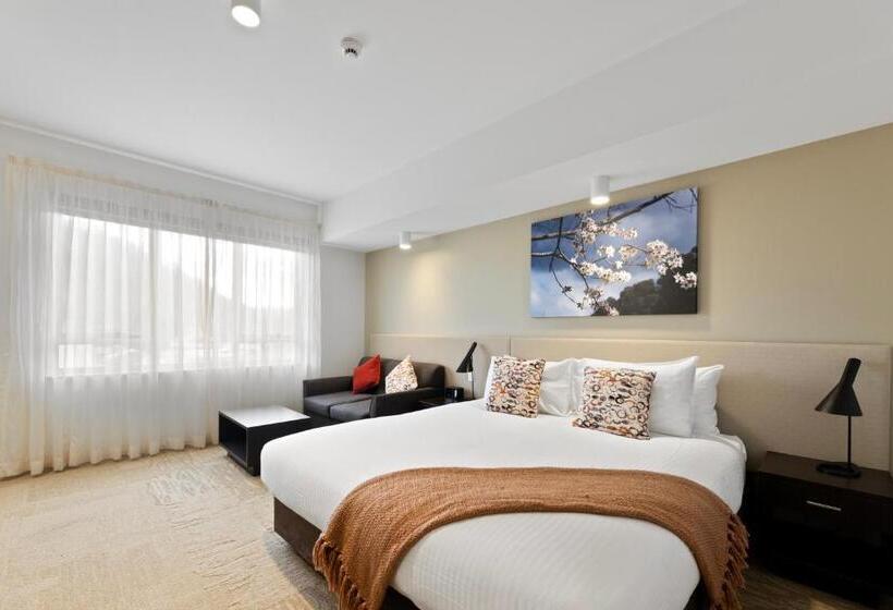 חדר קלאב עם מיטת קינג, Lithgow Workies Club Motel