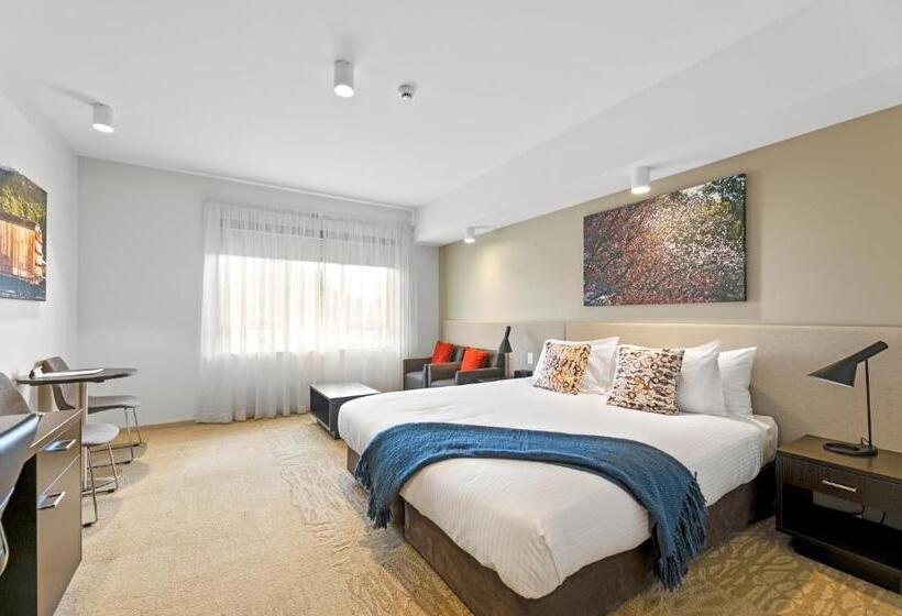 חדר קלאב עם מיטת קינג, Lithgow Workies Club Motel