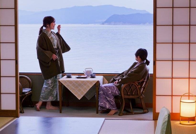 غرفة ديلوكس مطلّة علي البحر, Wakayama Kada Onsen Kada Kaigetsu