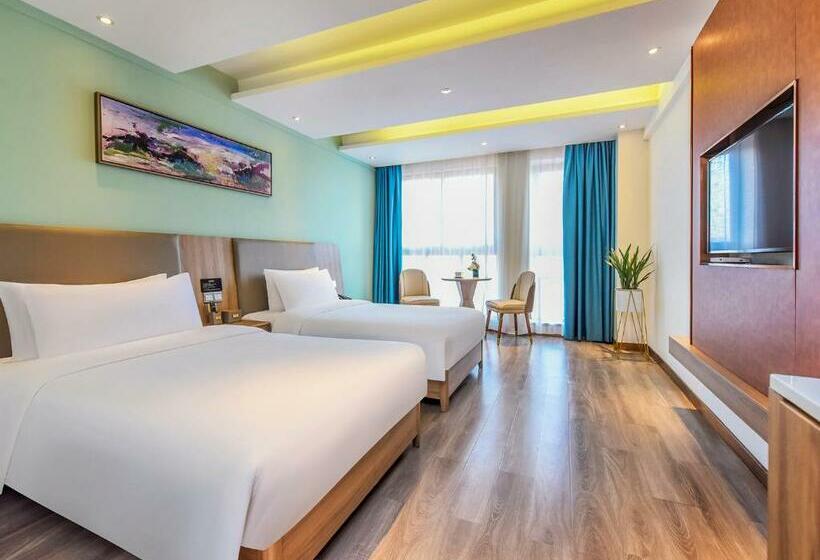 디럭스 룸, Oasis Hotel, Changsha Auto West Station Business School