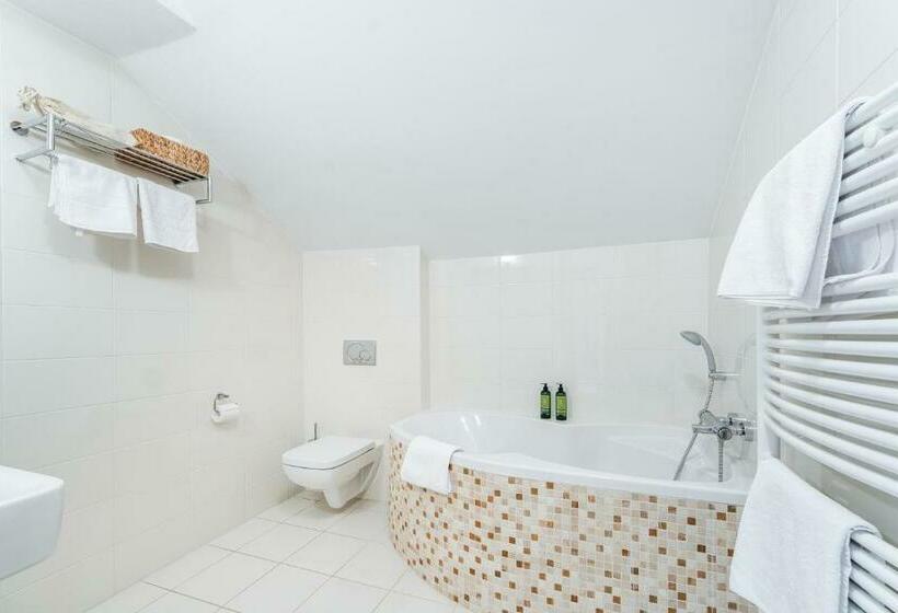 キングサイズベッドのスーペリアルーム, Zámek Dobřenice