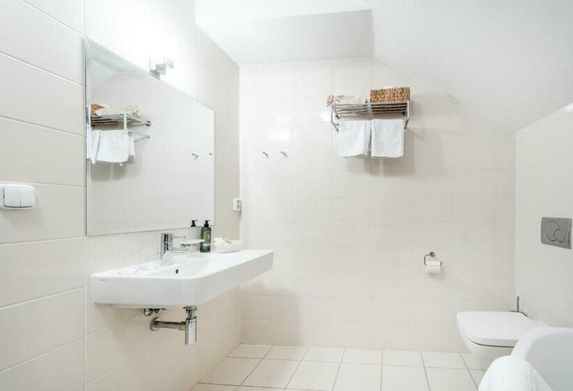 キングサイズベッドのスーペリアルーム, Zámek Dobřenice