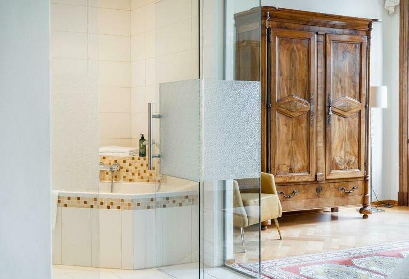 キングサイズベッドのデラックスルーム, Zámek Dobřenice