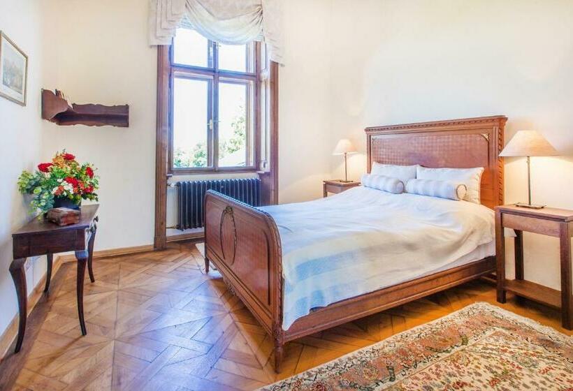 庭の見えるシングルルーム, Zámek Dobřenice