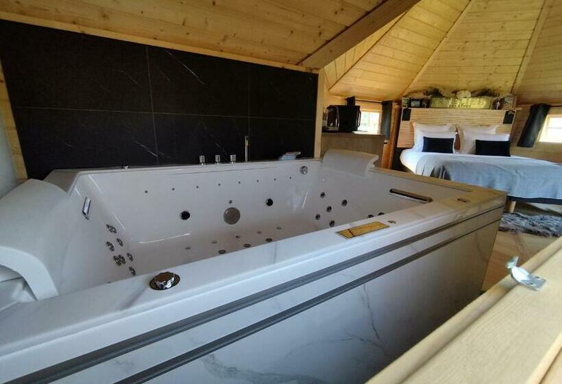 バスタブ付きスタンダードルーム, Cottage Climatisé Avec Baignoire Spa 2 Personnes