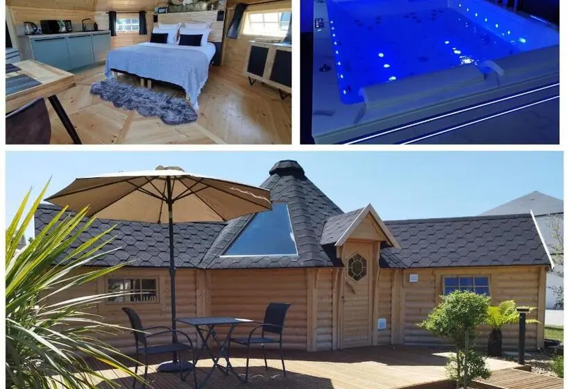 Standard-huone Poreallas, Cottage Climatisé Avec Baignoire Spa 2 Personnes