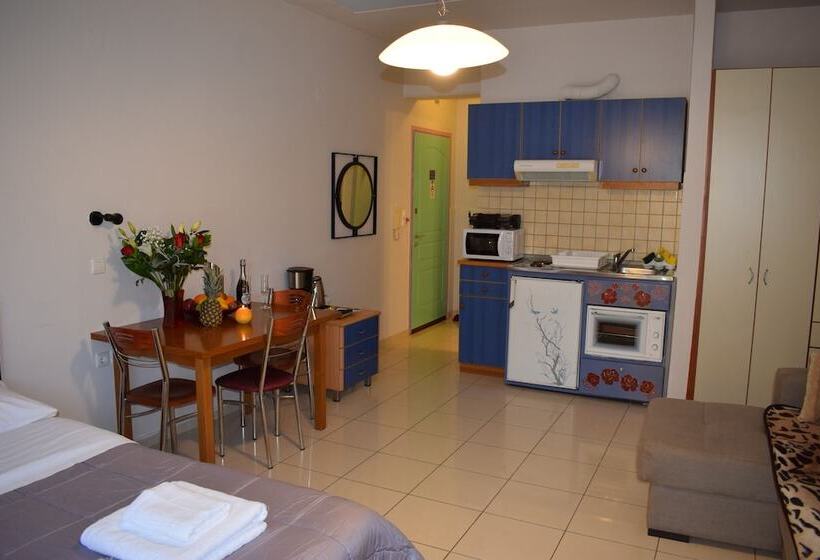 דירת חדר שינה  1 עם נוף לעיר, Alena Apartments