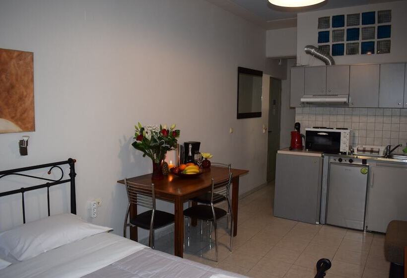 דירת חדר שינה  1 עם נוף לעיר, Alena Apartments