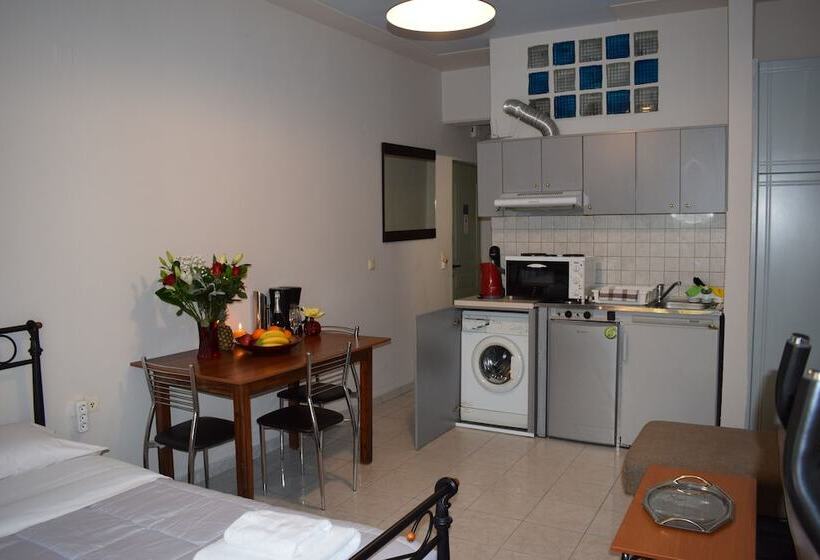 דירת חדר שינה  1 עם נוף לעיר, Alena Apartments
