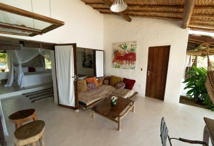 جناح ديلوكس مطل على البحر, Casarão Alto Mucugê