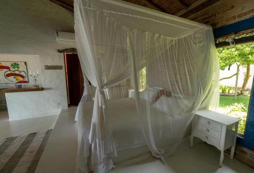 جناح ديلوكس مطل على البحر, Casarão Alto Mucugê