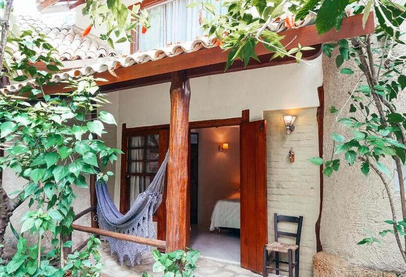 带花园景观的标准三人间, Pousada Fruta Pão