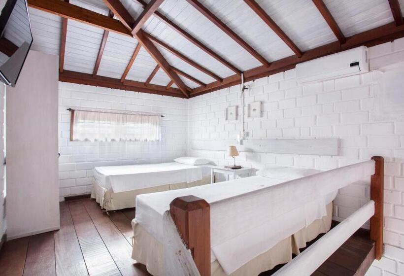 4 Bett Standardzimmer, Pousada Do Rosa Camburi