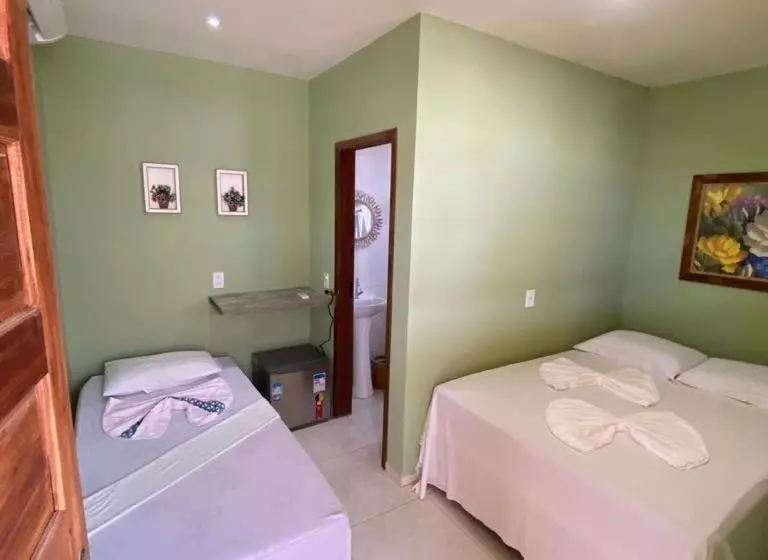 ベーシックトリプルルーム, Sol Hostel & Pousada Maragogi