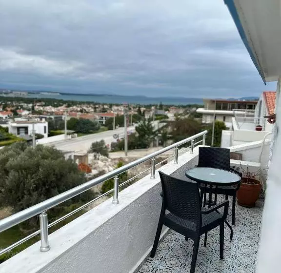 オーシャンビューのスーペリアトリプルルーム, Tepe Hotel Alaçatı