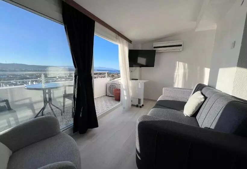 オーシャンビューのスーペリアトリプルルーム, Tepe Hotel Alaçatı