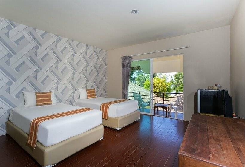 디럭스 룸 바다 전망, Koh Yao Heaven Beach Resort