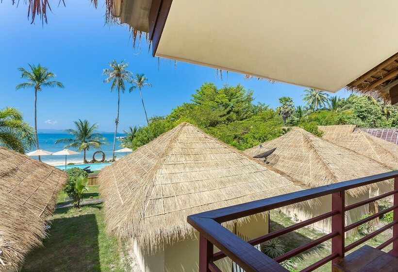 غرفة ديلوكس مطلّة علي البحر, Koh Yao Heaven Beach Resort