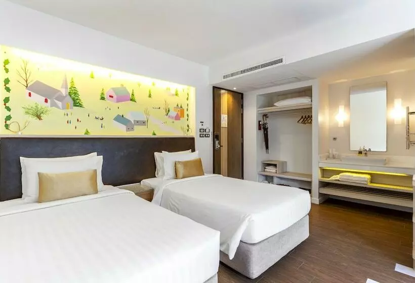 Deluxe-huone Allasnäkymä, Sand Dunes Chaolao Beach Resort