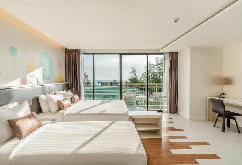 חדר משפחתי נוף לים, Sand Dunes Chaolao Beach Resort