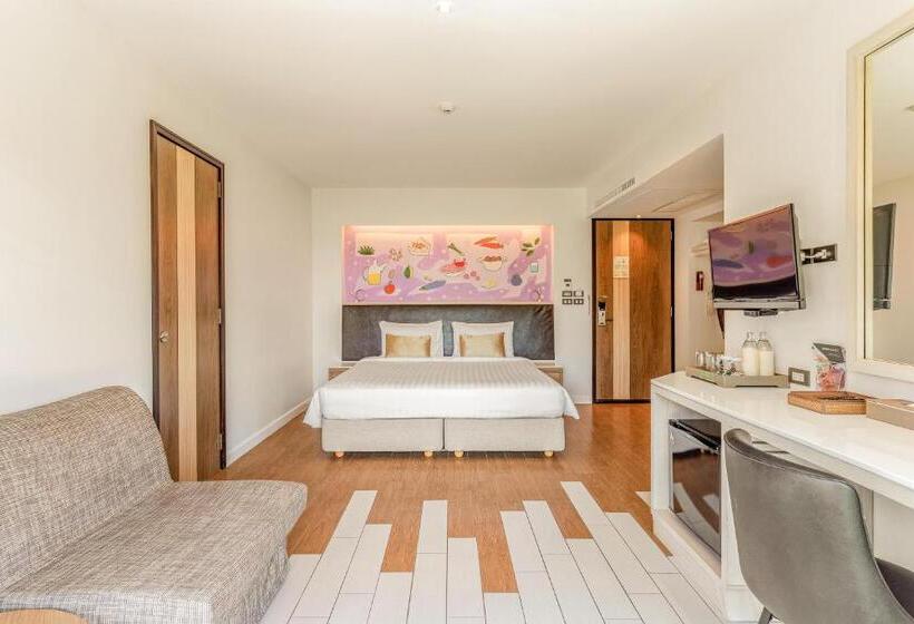 חדר דלוקס נוף לגינה, Sand Dunes Chaolao Beach Resort