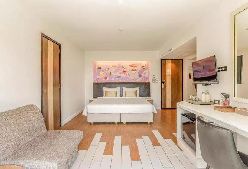 Deluxe-huone Puutarhanäkymä, Sand Dunes Chaolao Beach Resort