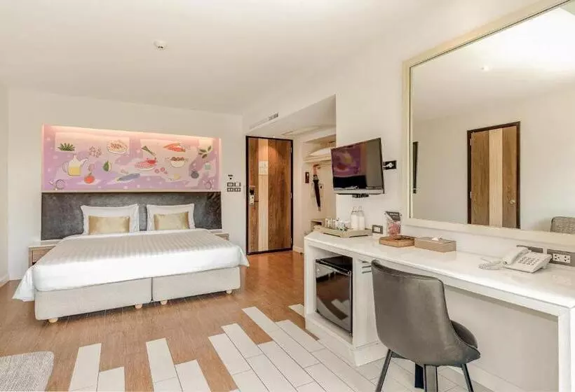 Deluxe-huone Puutarhanäkymä, Sand Dunes Chaolao Beach Resort