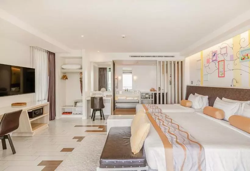 Deluxe-huone Merinäkymä Parveke, Sand Dunes Chaolao Beach Resort
