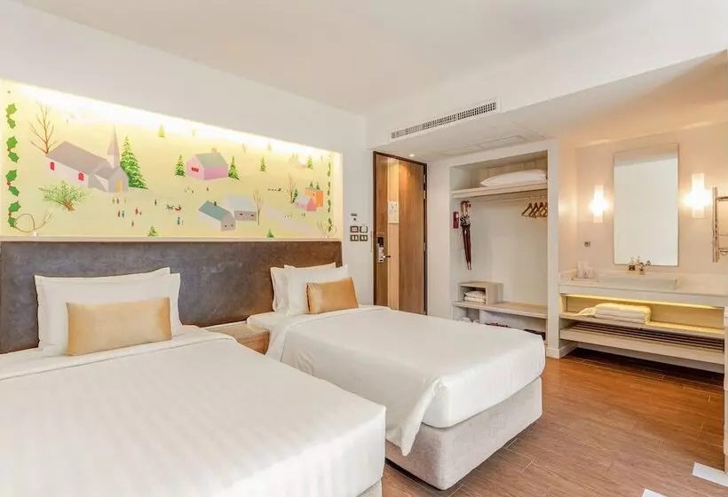 Deluxe-huone Allasnäkymä, Sand Dunes Chaolao Beach Resort