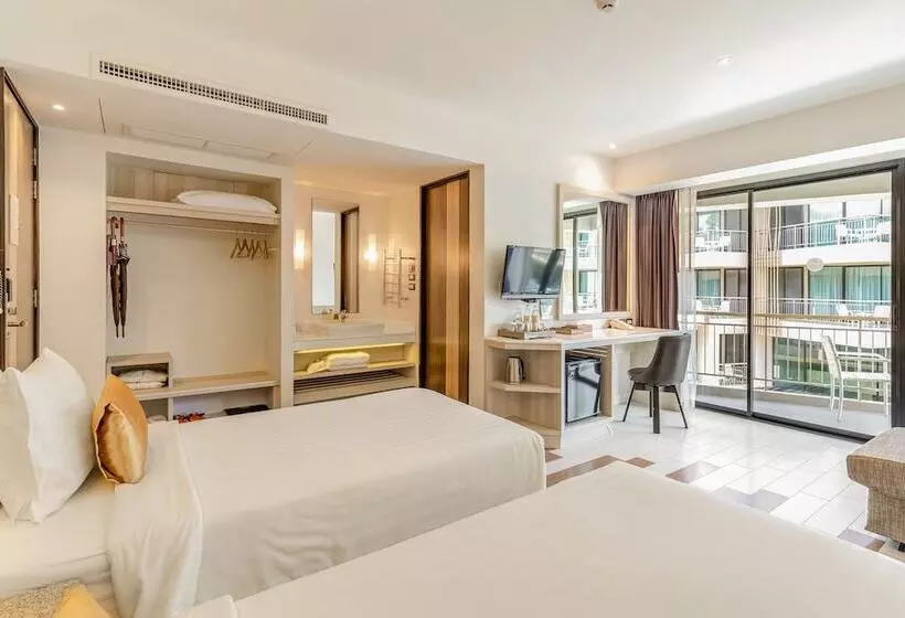 Deluxe-huone Allasnäkymä, Sand Dunes Chaolao Beach Resort