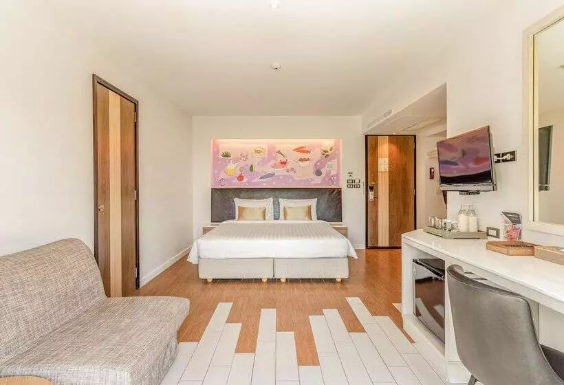 Deluxe-huone Puutarhanäkymä, Sand Dunes Chaolao Beach Resort