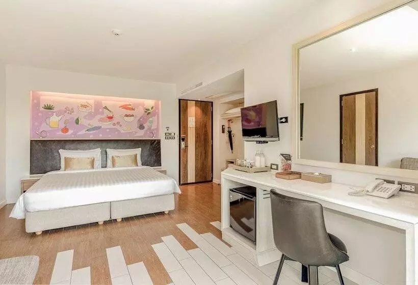 Deluxe-huone Puutarhanäkymä, Sand Dunes Chaolao Beach Resort