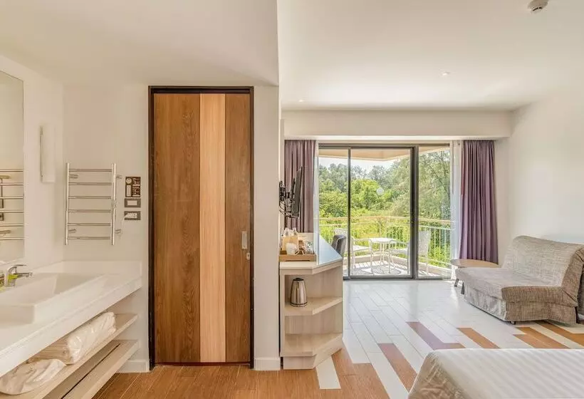 Deluxe-huone Puutarhanäkymä, Sand Dunes Chaolao Beach Resort