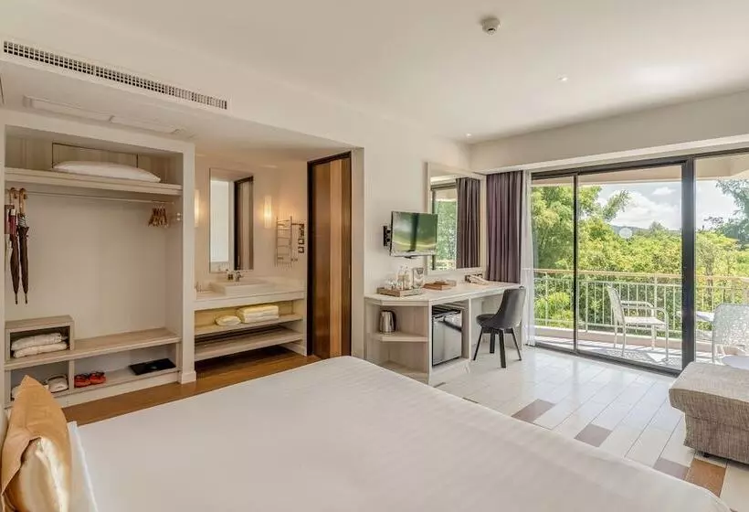 Deluxe-huone Puutarhanäkymä, Sand Dunes Chaolao Beach Resort