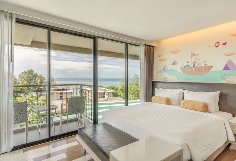 חדר משפחתי נוף לים, Sand Dunes Chaolao Beach Resort