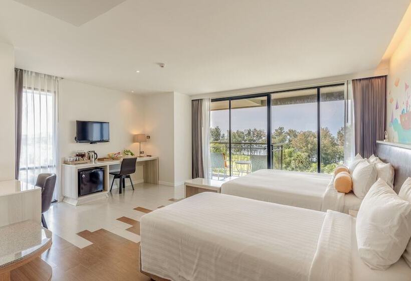 חדר משפחתי נוף לים, Sand Dunes Chaolao Beach Resort