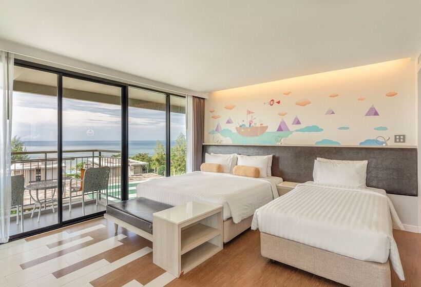 اتاق خانوادگی با چشم‌انداز دریا, Sand Dunes Chaolao Beach Resort