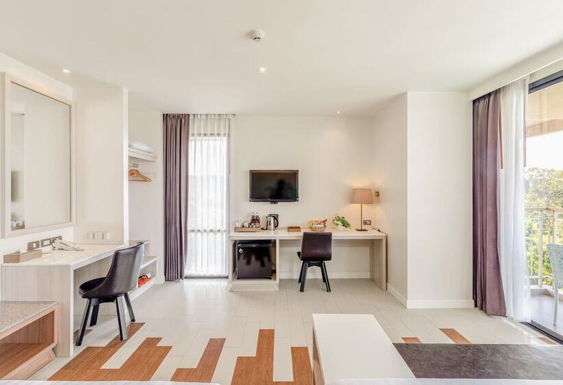 חדר משפחתי נוף לים, Sand Dunes Chaolao Beach Resort