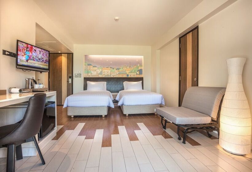 חדר דלוקס נוף לגינה, Sand Dunes Chaolao Beach Resort