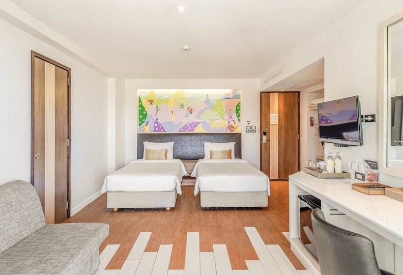 חדר דלוקס נוף בריכה, Sand Dunes Chaolao Beach Resort