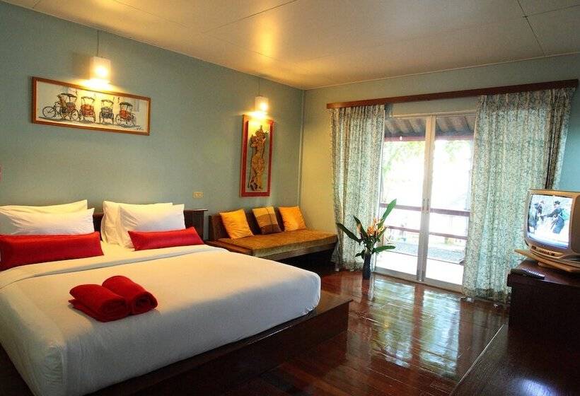 חדר דלוקס נוף לים, Villa Cha Cha Chaolao Beach Resort