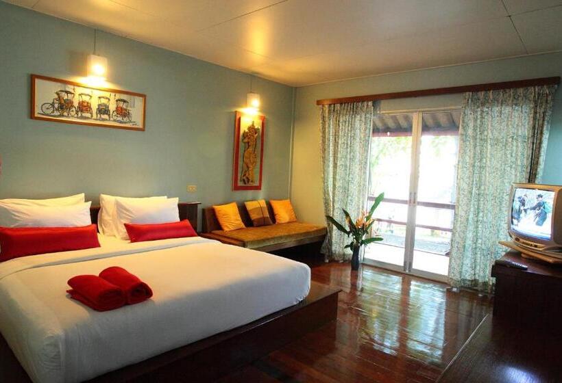 اتاق لوکس با چشم‌انداز دریا, Villa Cha Cha Chaolao Beach Resort