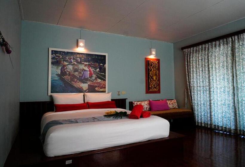 חדר דלוקס נוף לים, Villa Cha Cha Chaolao Beach Resort