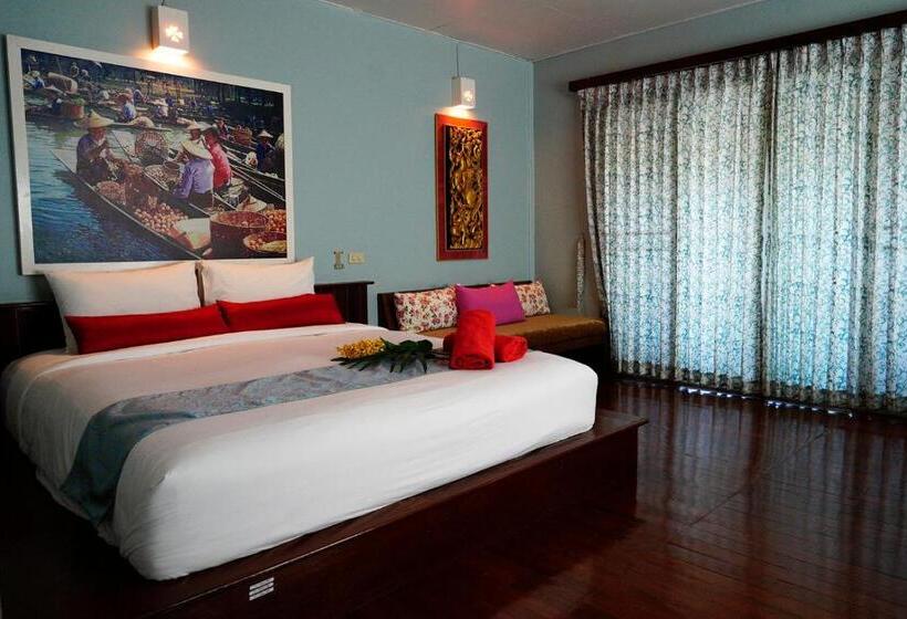 חדר דלוקס נוף לים, Villa Cha Cha Chaolao Beach Resort