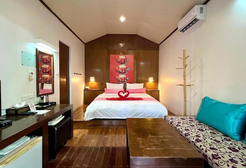 בונגלו סטנדרט עם נוף לגינה, Villa Cha Cha Chaolao Beach Resort