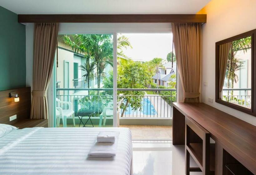 חדר דלוקס נוף בריכה, Parida Resort